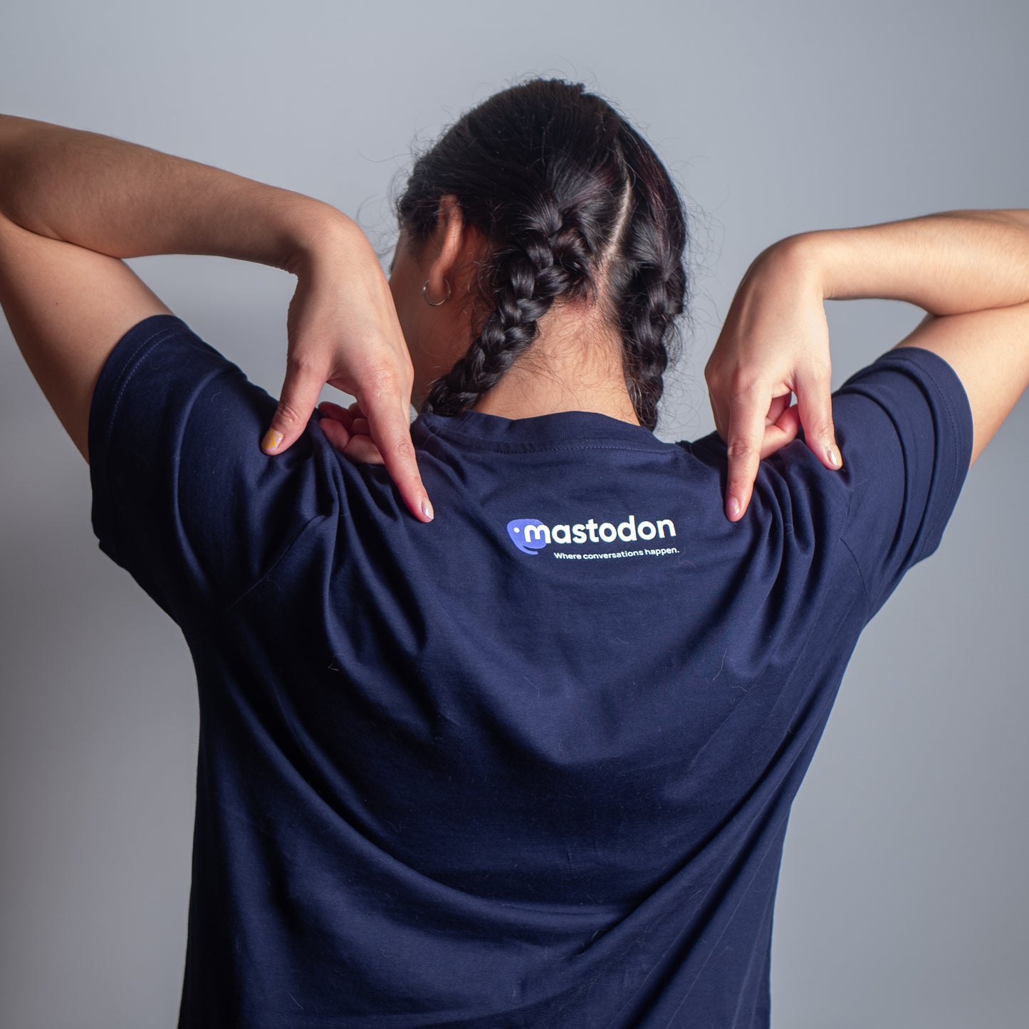 "I Write Alt Text" - Unisex T-Shirt - French Navy