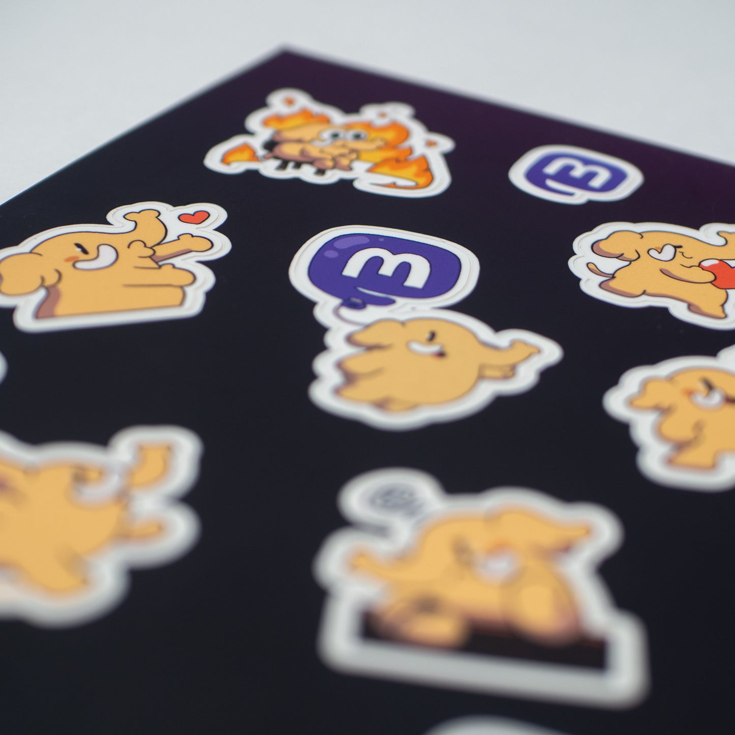 Mastodon Reactions Sticker Sheet