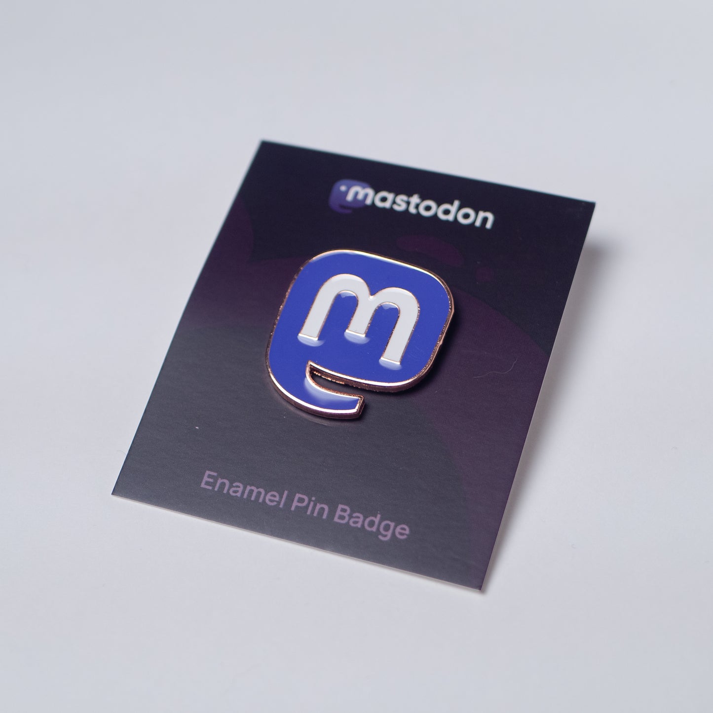 Mastodon Logo Enamel Pin