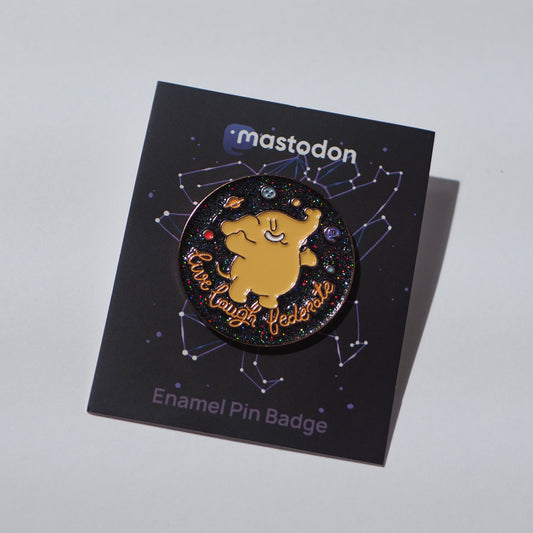 "Live Laugh Federate" Enamel Pin